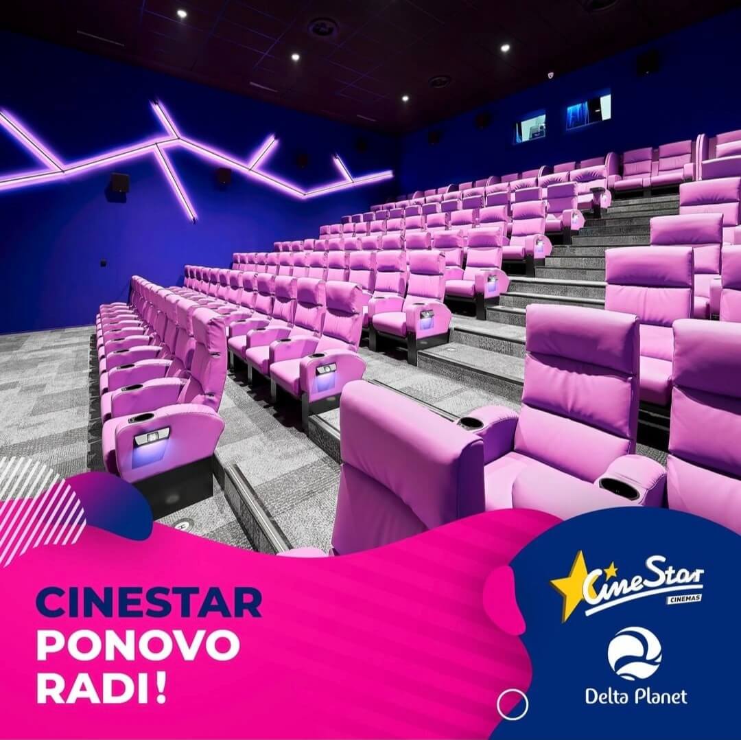 Cinestar, cinestar 4dx, delta planet, kino, bioskop, kino banjaluka, filmovi, cineplexx