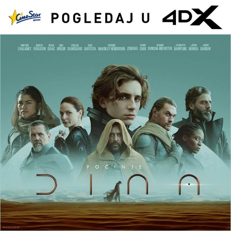 Dune, Dina, 4DX Cinestar, Cinestar, kino, bioskop, kino banjaluka