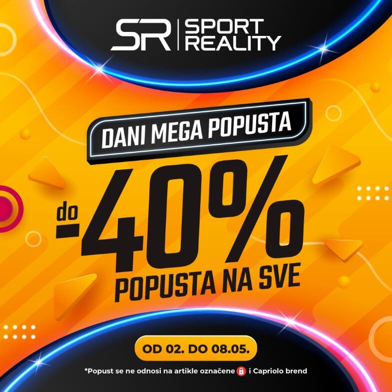Dani MEGA popusta u Sport Reality radnji | Delta Planet Banja Luka