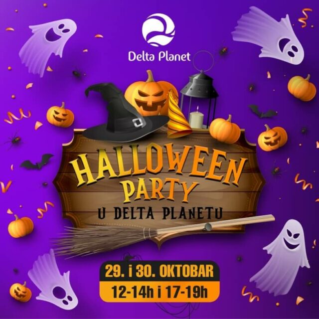 Halloween party za djecu u Delta 29. i 30. oktobar Delta