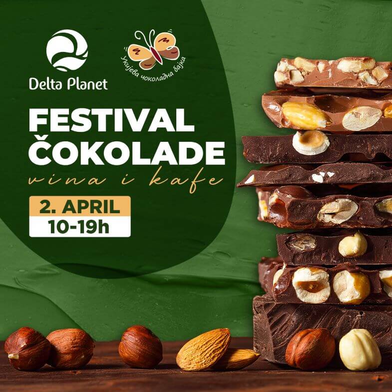 Festival cokolade, festival cokolade vina i kafe, festival cokolade banjaluka, festival cokolade delta planet, sajam cokolade, ukijeva cokoladna bajka
