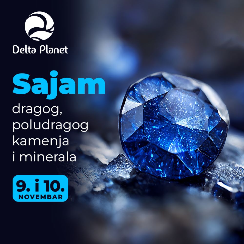 Sajam dragog kamenja Delta Planet Banja Luka novembar 24