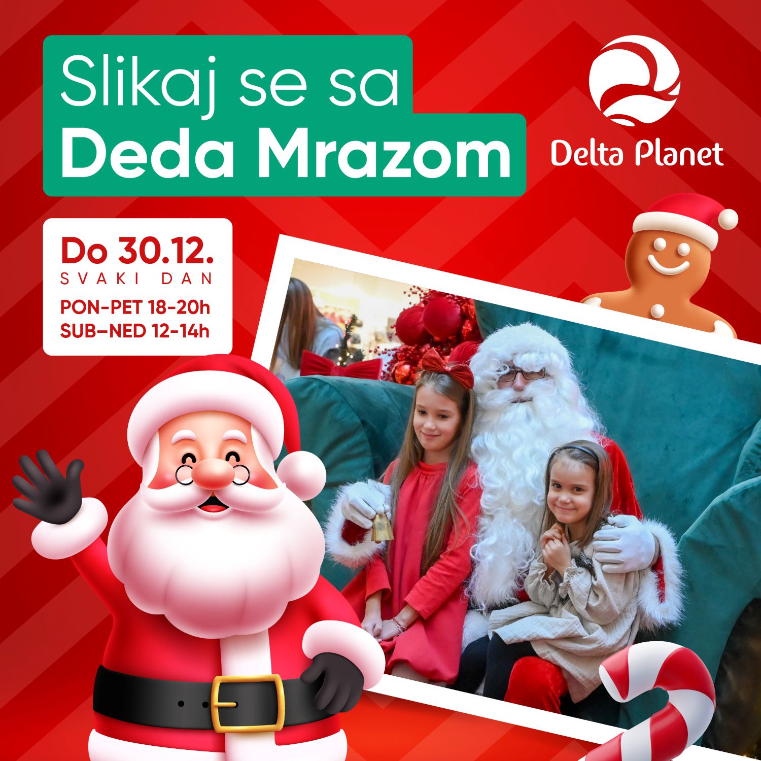 delta planet - slikanje sa deda mrazom 2024