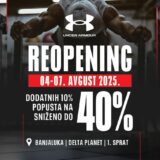 Under Armour Delta Planet reopening 4.8.