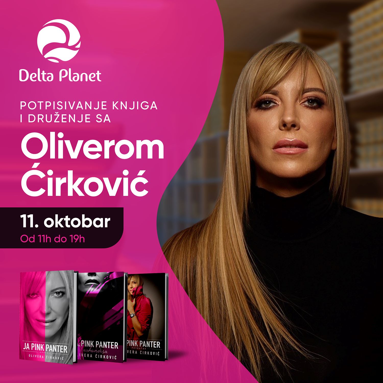Druzenje i potpisivanje knjiga sa Oliverom Cirkovic Delta Planet i