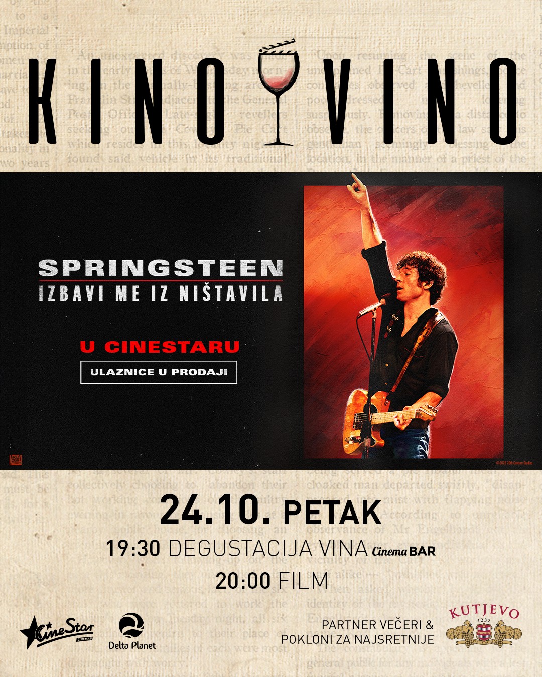 Kino i vino Delta Planet Banja Luka 24.10.
