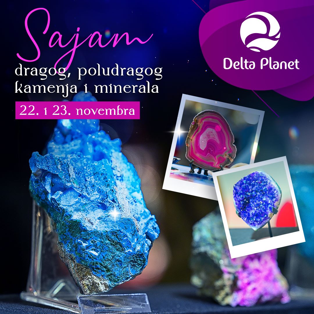 Delta Planet - Sajam dragog kamenja - novembar 2025. godine i