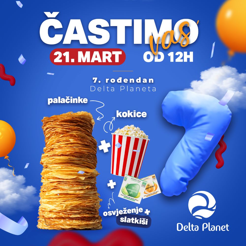 Delta Planet časti 21.3. - podjela slatkiša i