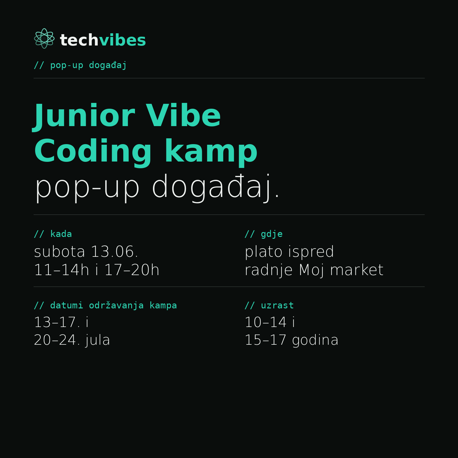 Junior Code event Delta Planet 13.6. i