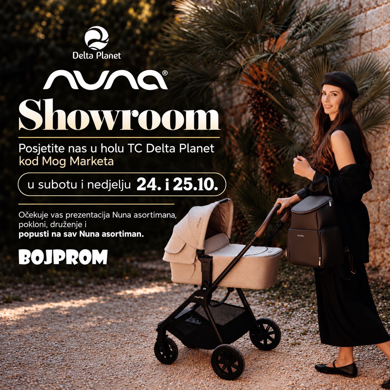 Nuna i Bojprom showroom u Delta Planetu i